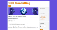 Desktop Screenshot of csdconsulting.com.au